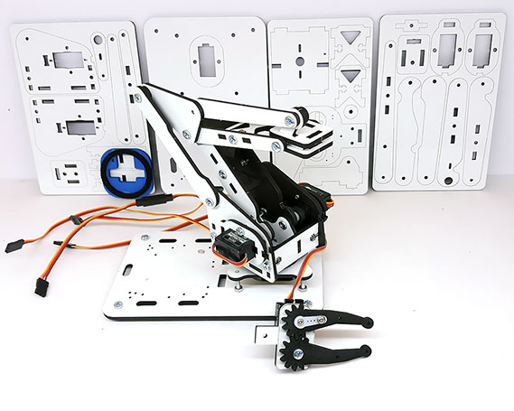ArmUno 2.0 Robot Arm Kit Parts