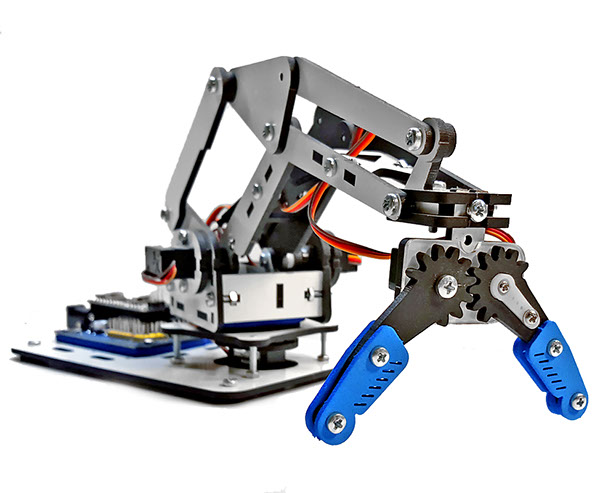 ArmUno 2.0 Robotic Arm Kit Vertical Jaws Option